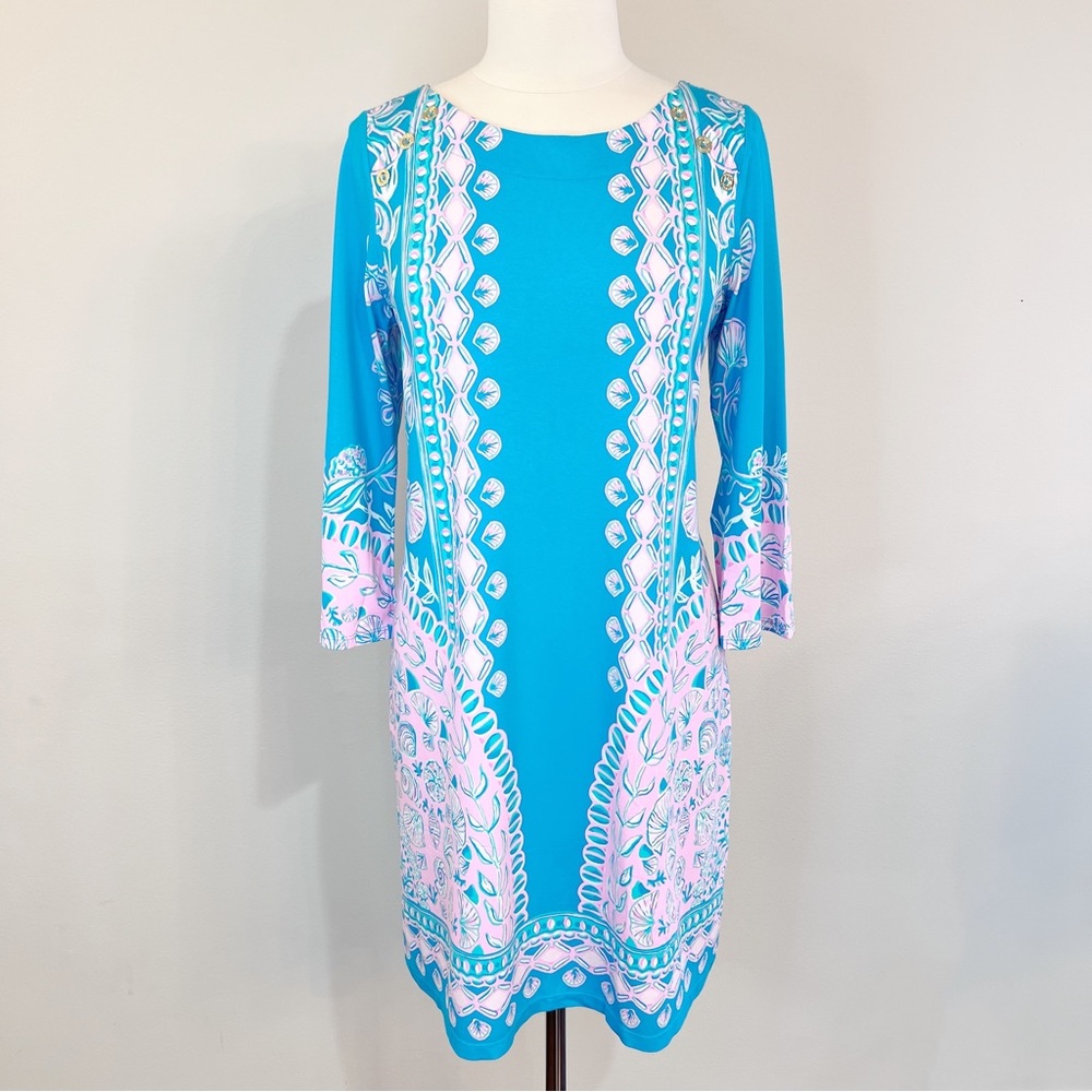 Lilly Pulitzer Tana Dress Water Ya Waiting For UPF 50 HTF New with tags.